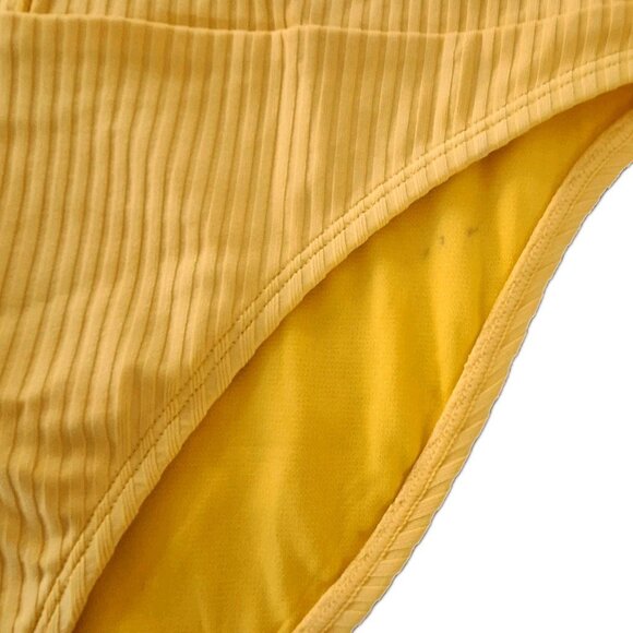 PROFILE MODERN BY GOTTEX YELLOW BIKINI BOTTOM SIZE 12 NWT - Picture 2 of 5